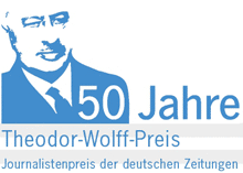 Logo des diesjährigen Theodor-Wolff-Preises