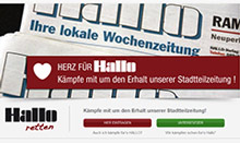Screenshot: www.halloretten.de
