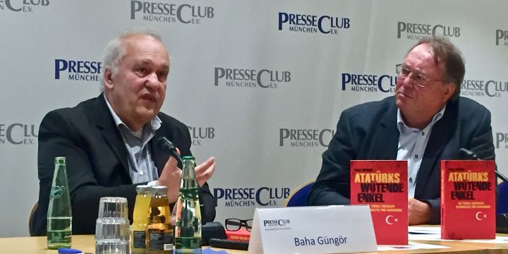 Baha Güngör und Thomas Morawski bei der Türkei-Diskussion am 28.06.2018 im Münchner Presseclub 