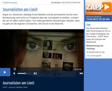 Screenshot: Zapp, www.ndr.de/zapp